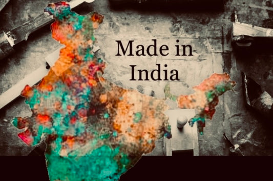Map of India with Made in India caption