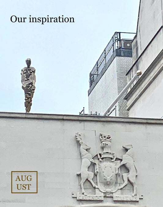 Sculpture on top of a building in Uk