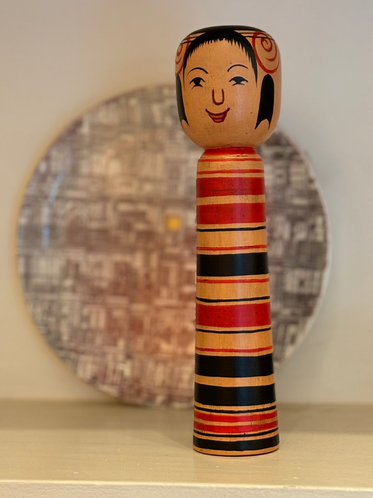 Kokeshi doll in red