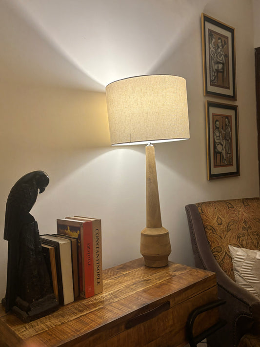 Meru – Tall Table Lamp, Natural