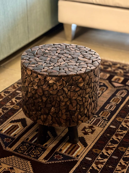 Ember Mosaic Table, round