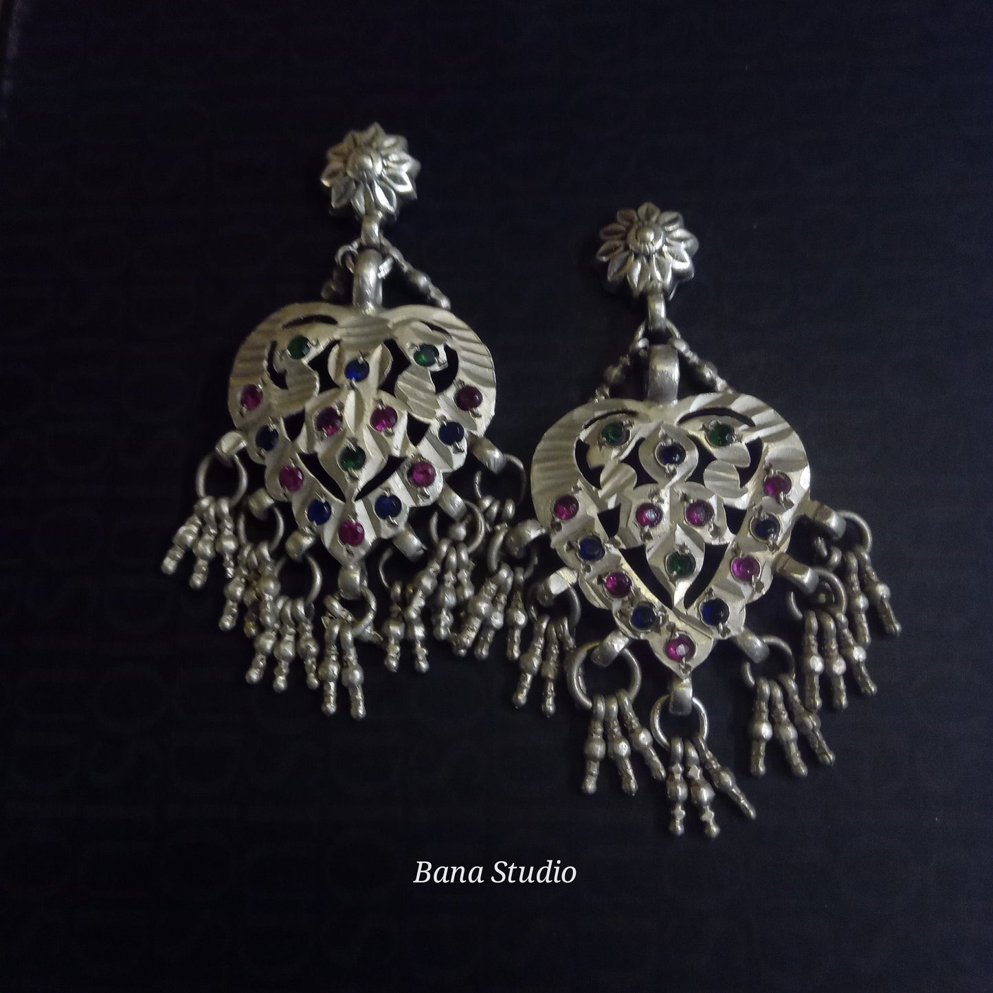 Earrings Vintage Silver