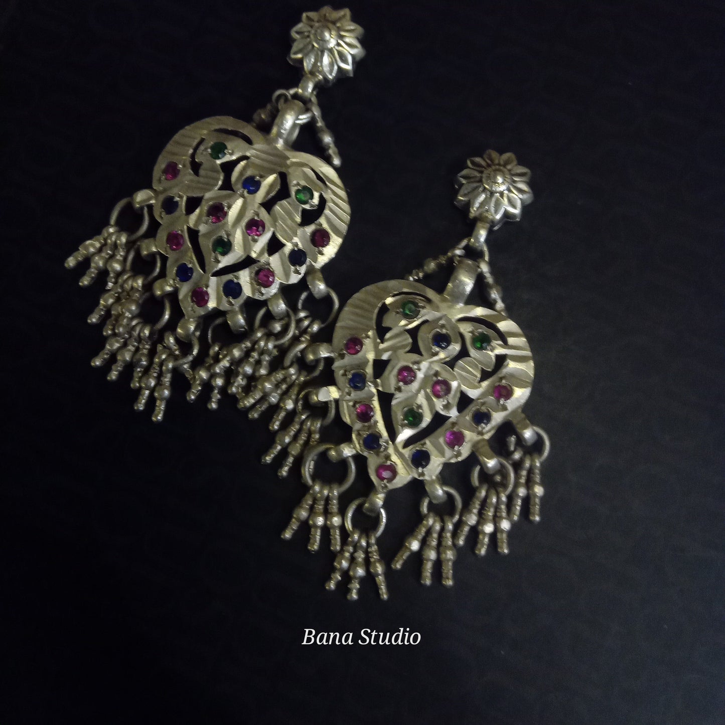 Earrings Vintage Silver