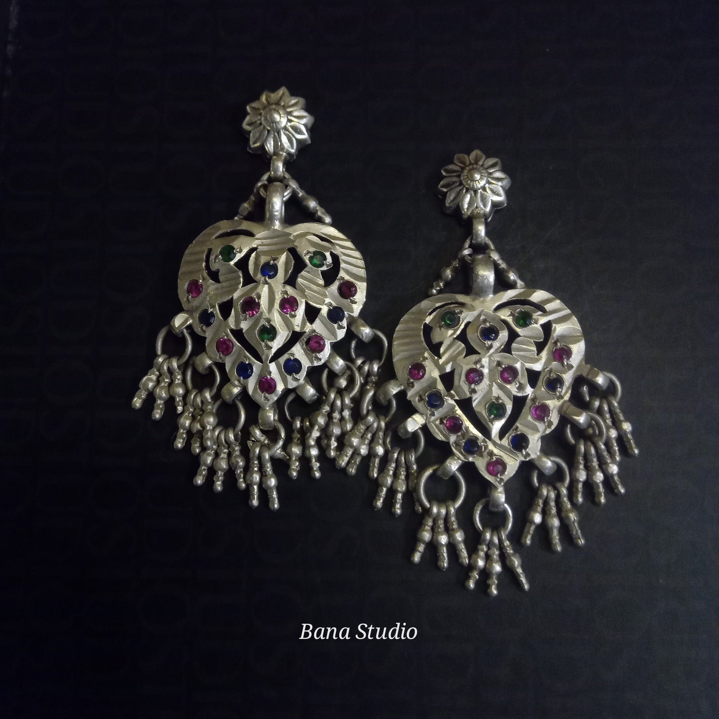 Earrings Vintage Silver