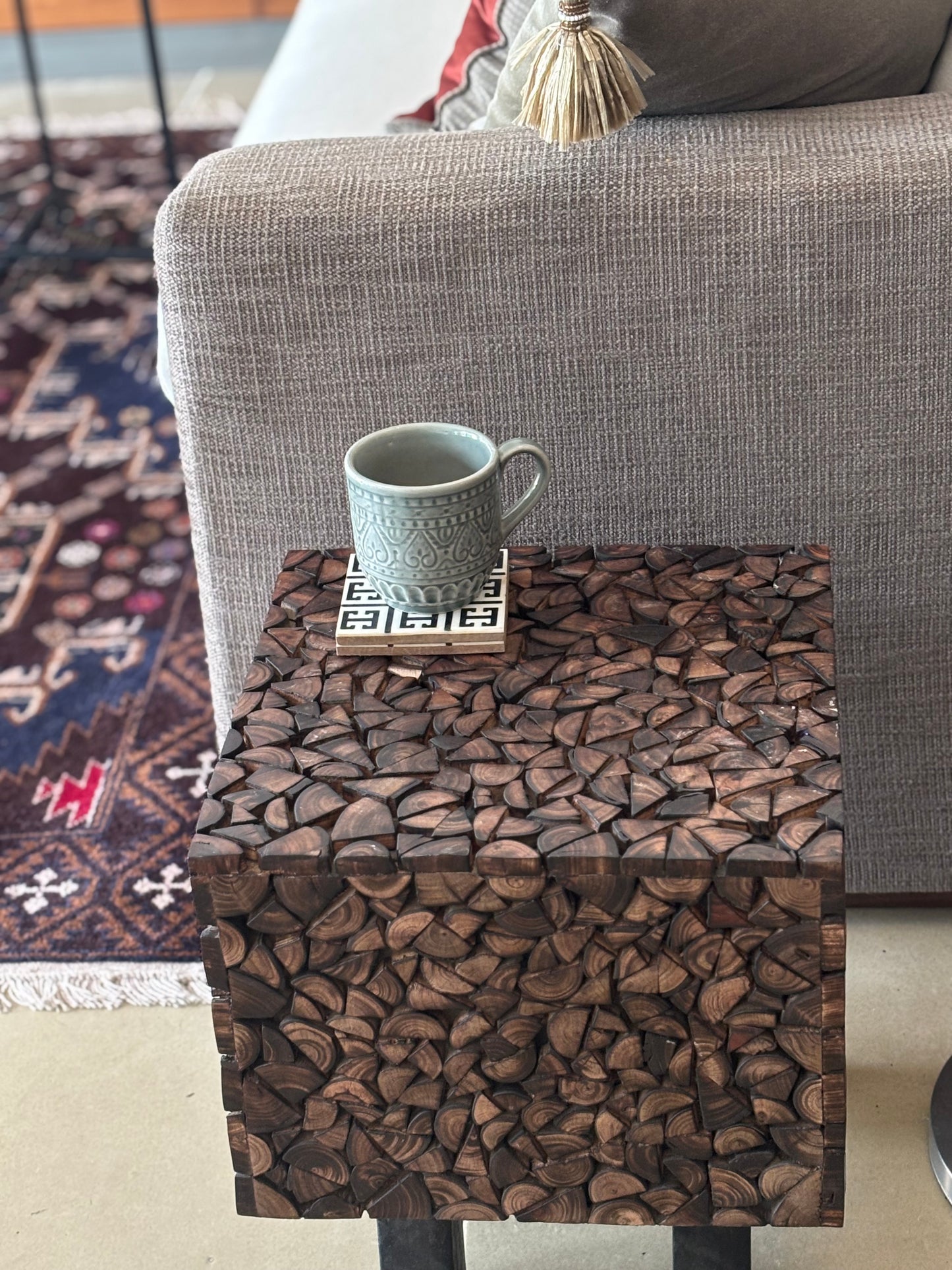 Ember Mosaic Table, square