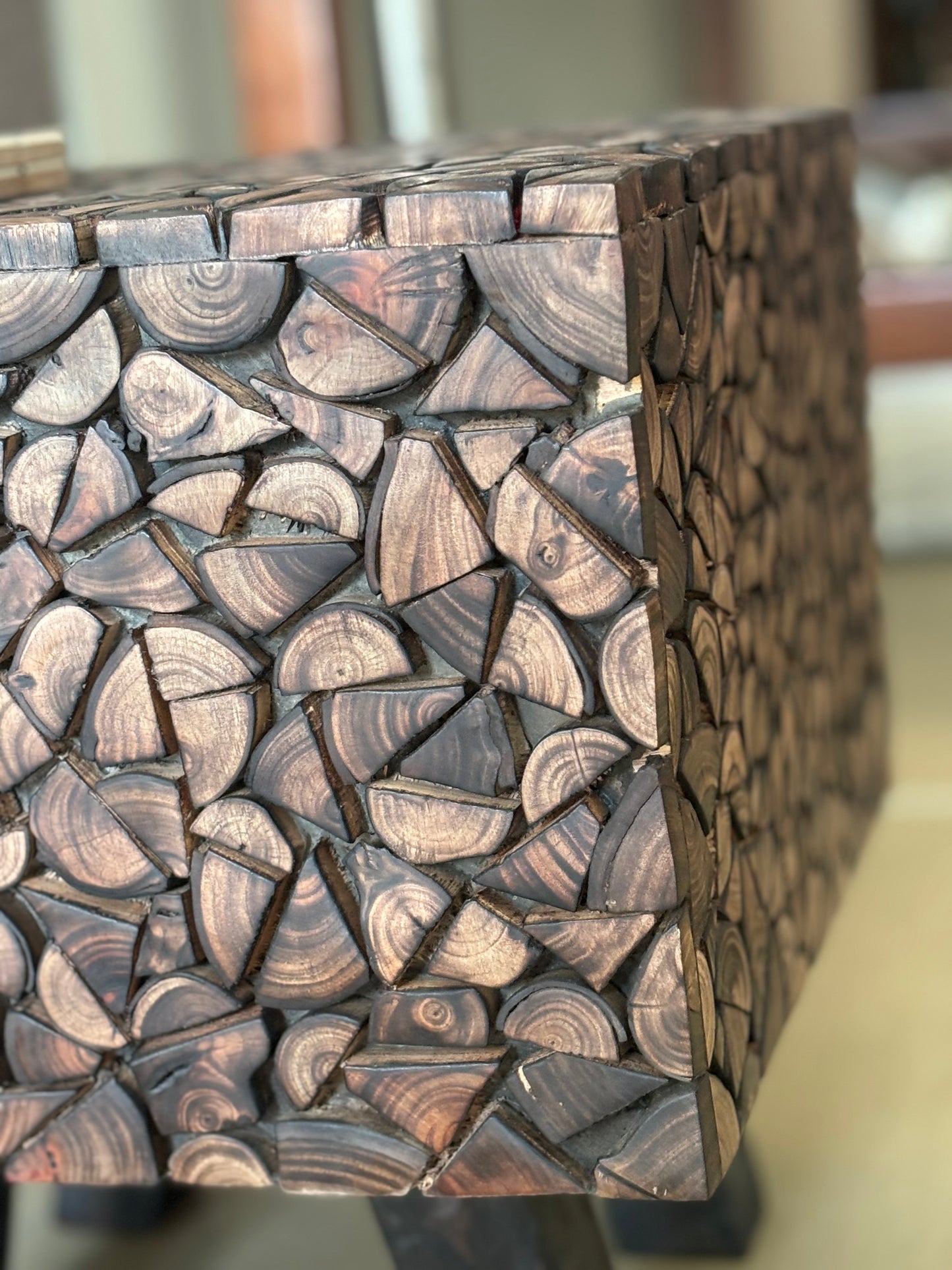 Ember Mosaic Table, square