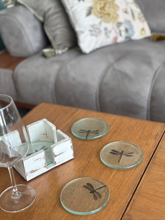 Dragonfly Whisper coasters