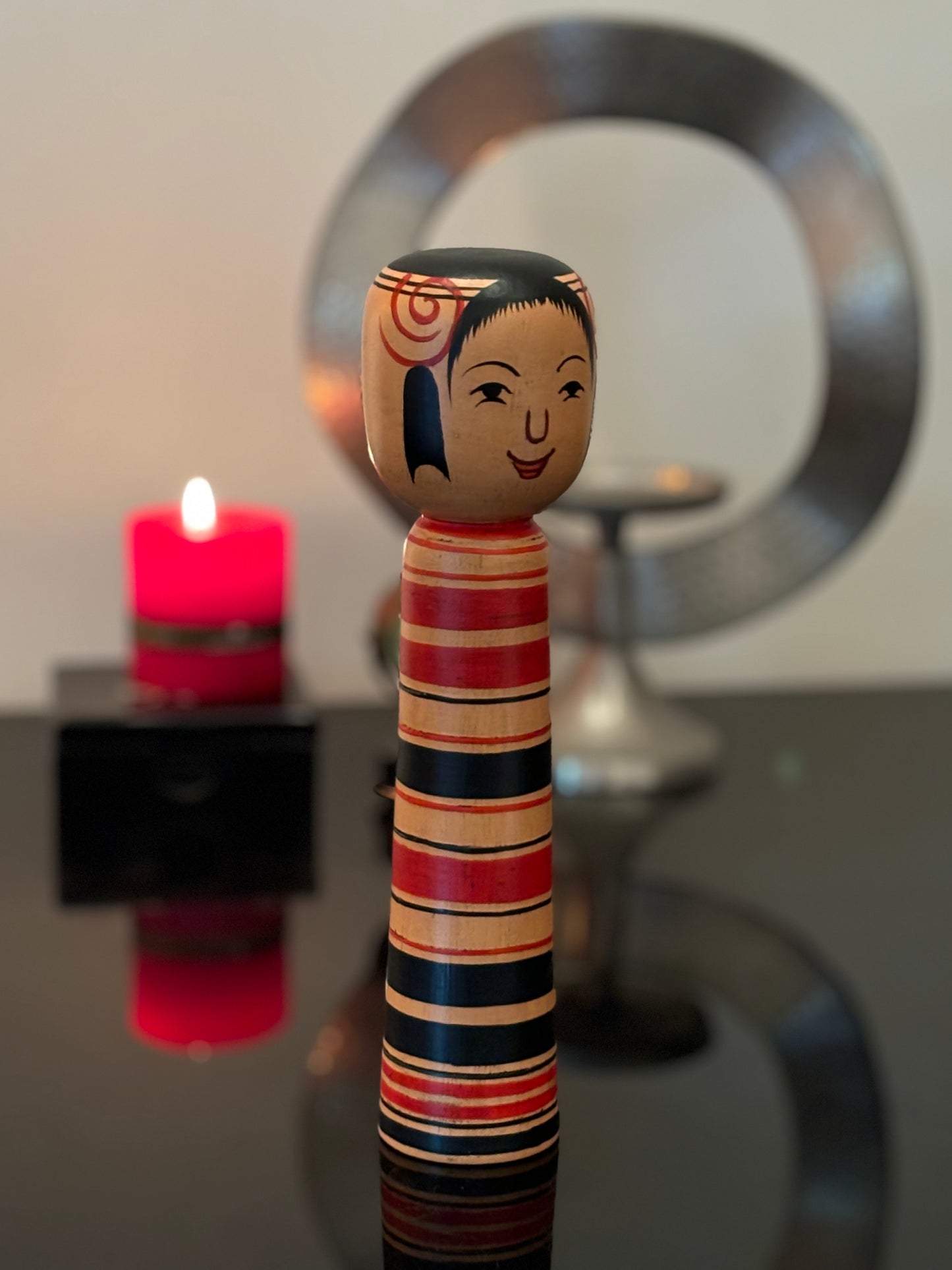 Kokeshi doll in red
