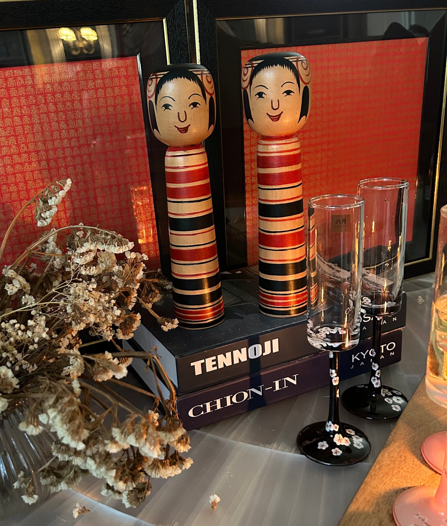 Kokeshi doll in red
