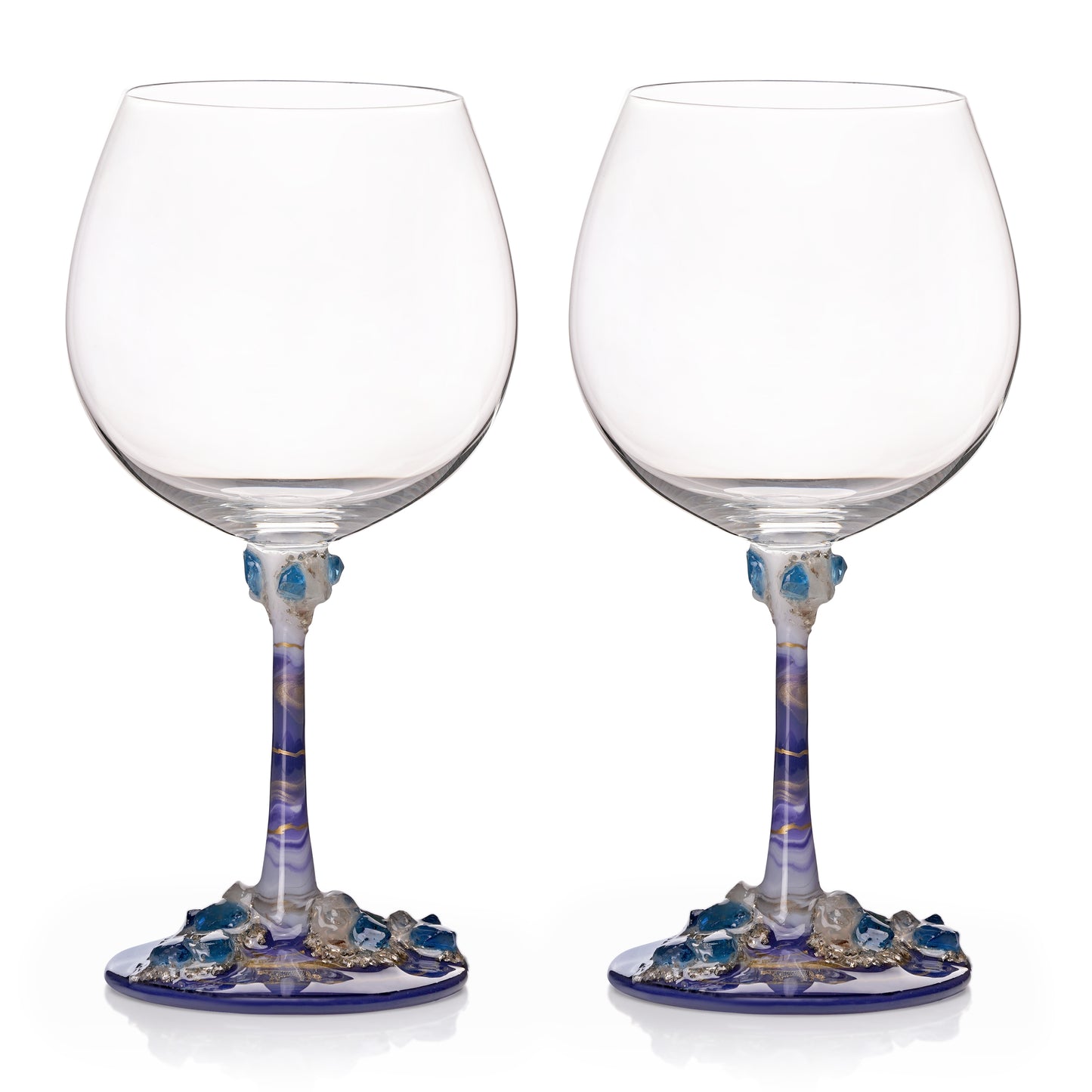 Azure Treasure Goblet - Set of 2