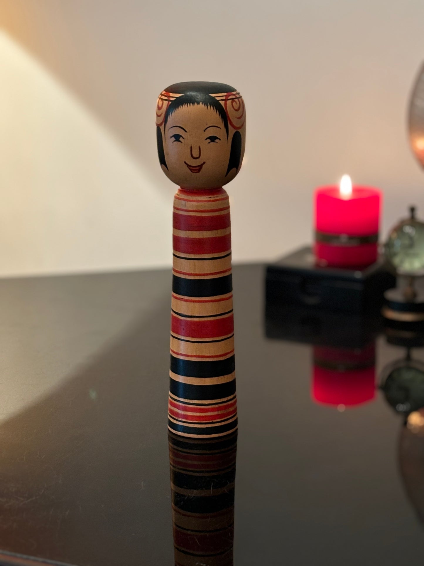 Kokeshi doll in red