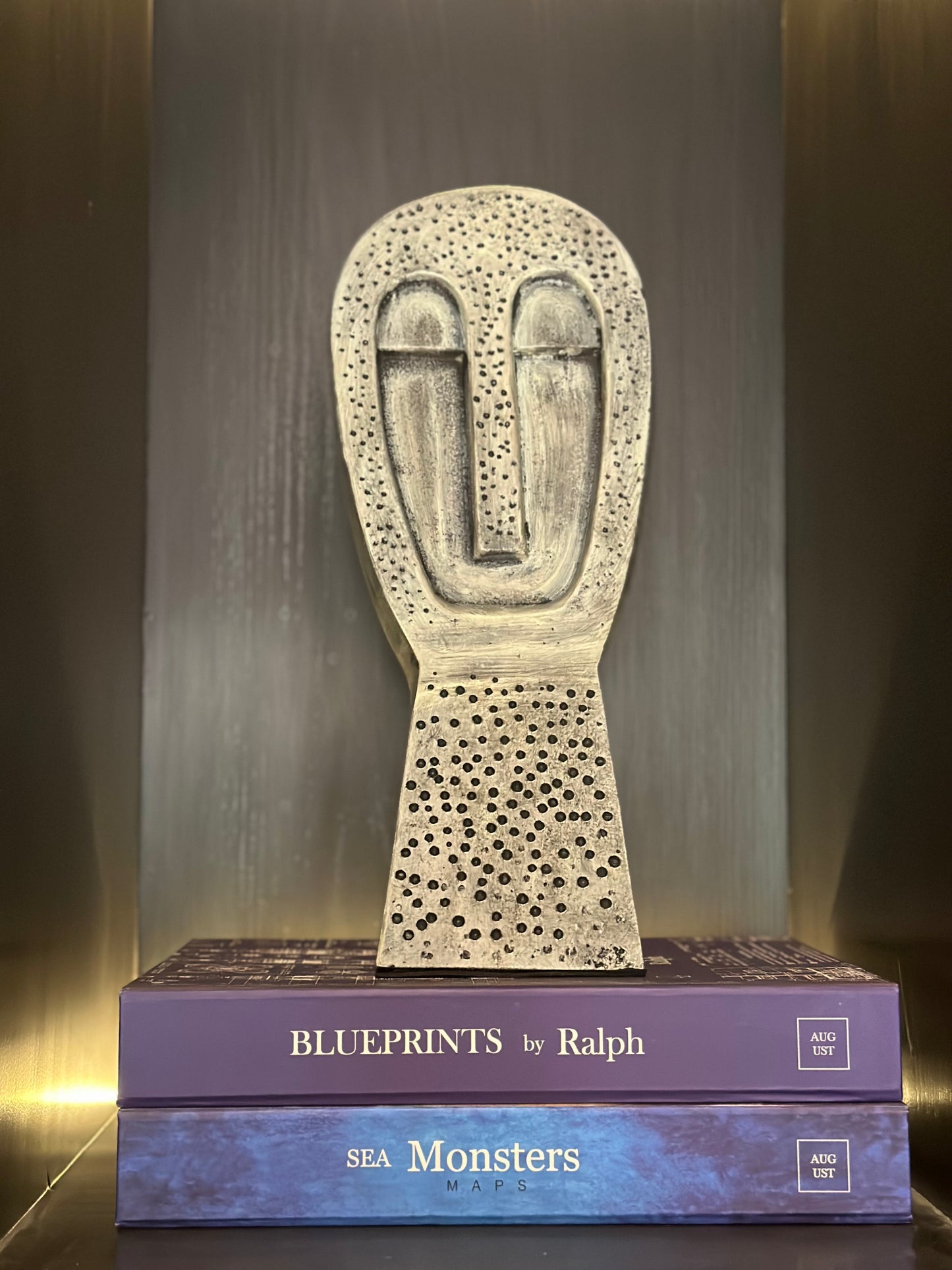 Image of Blueprint by Ralph coffee table book box from august.org.inn with sculpture