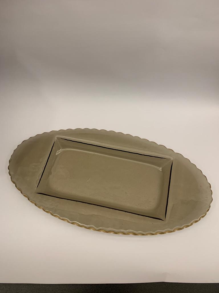 Hilton Smokey brown platter