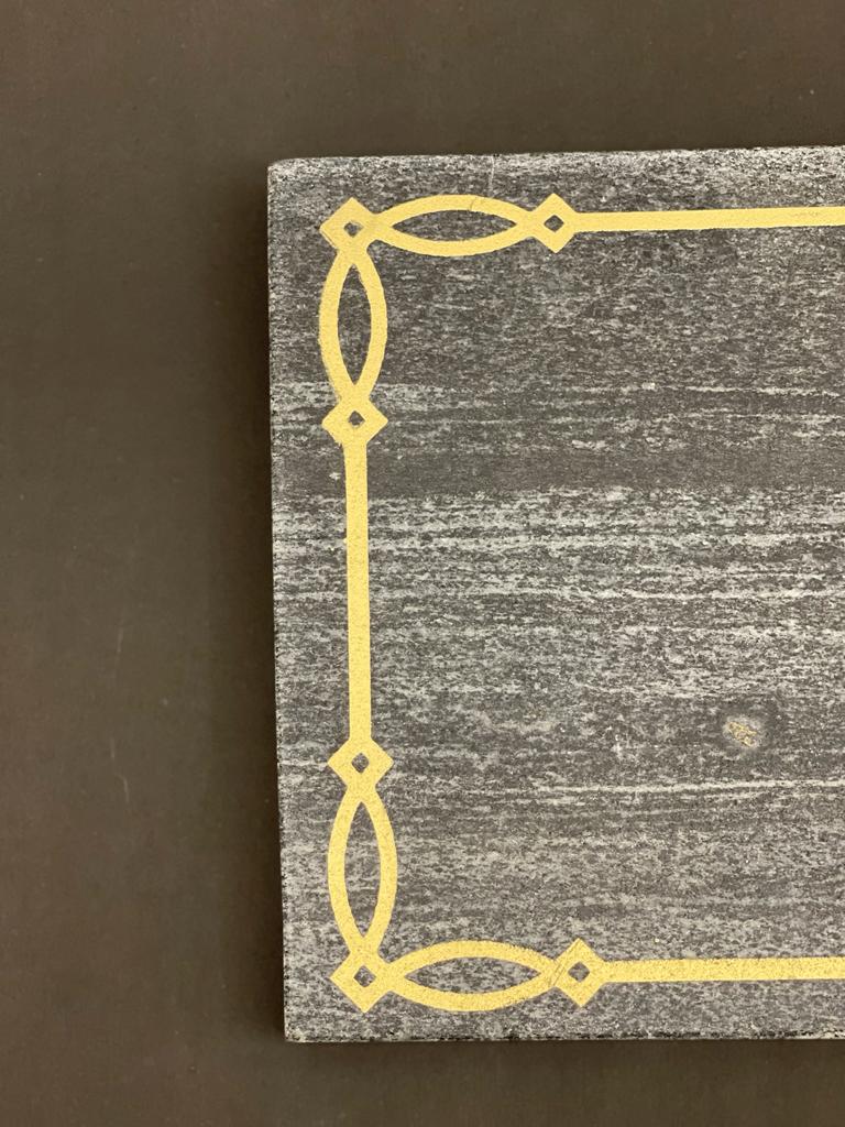 Image of Vriksha in Grey Marble trivet from august.org.in