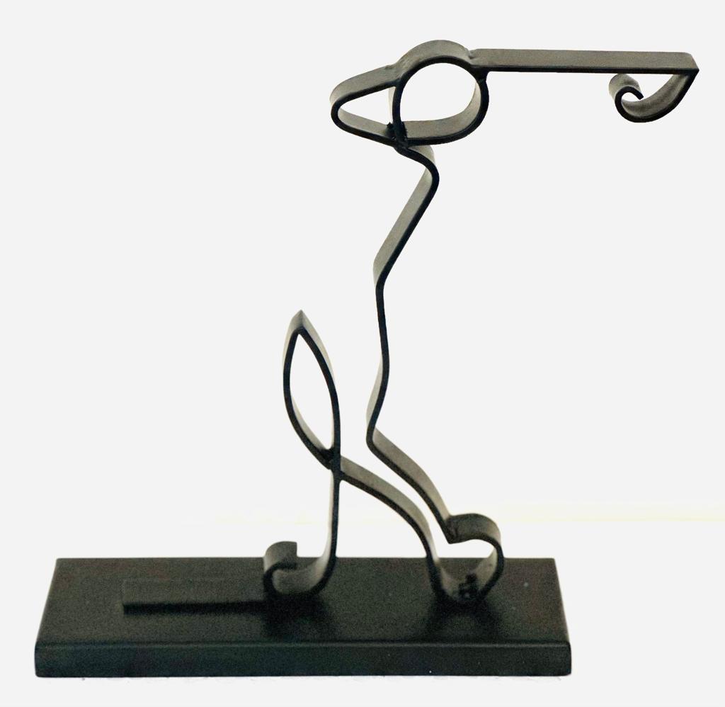 Adam in Black sculpture