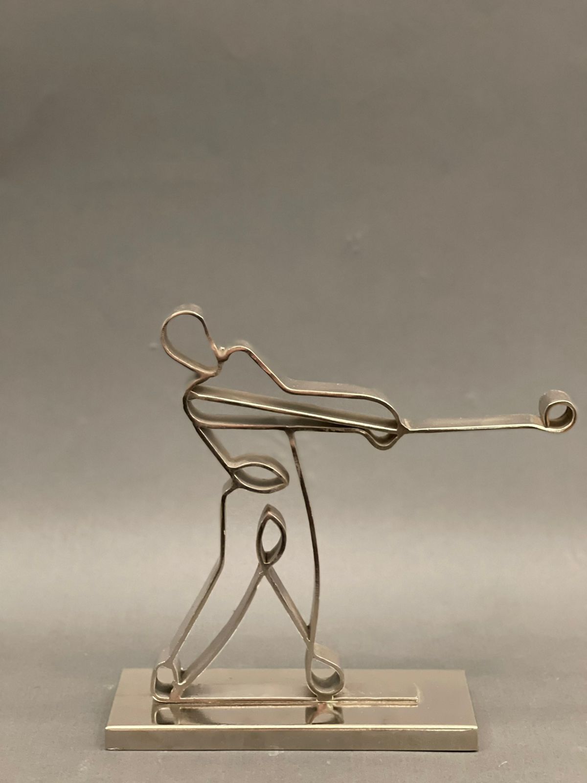 Image of Andrew in Silver metal sculpture from august.org.in