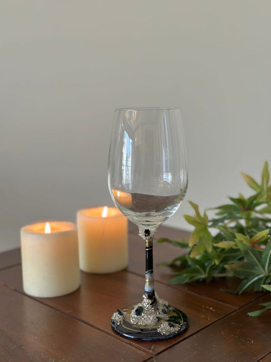 Wine glasses Black