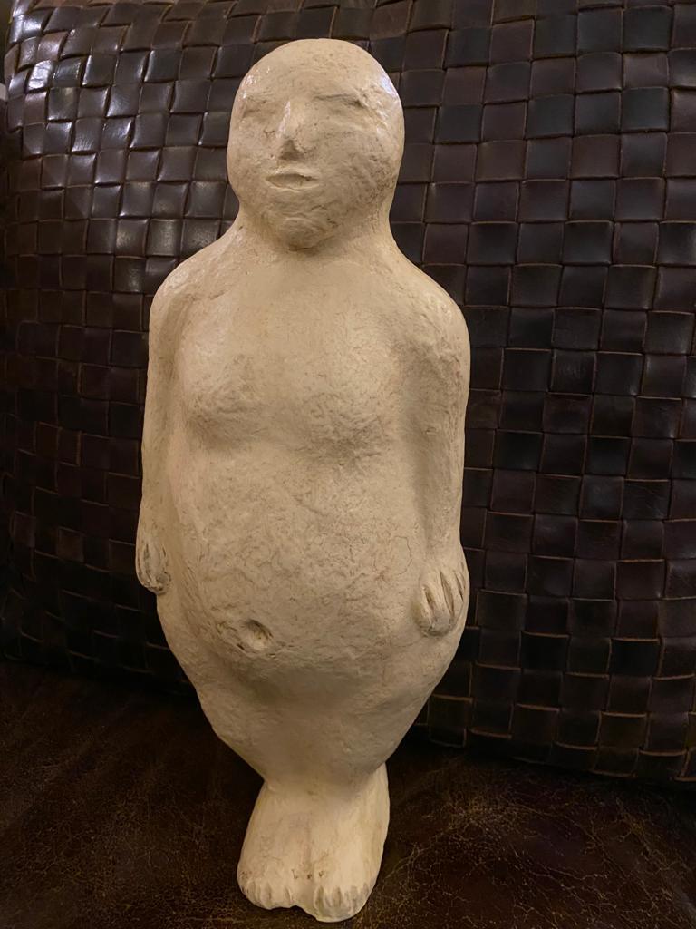 Standing Man, Amos paper mache sculpture