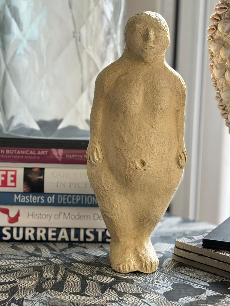 Standing Man, Amos paper mache sculpture