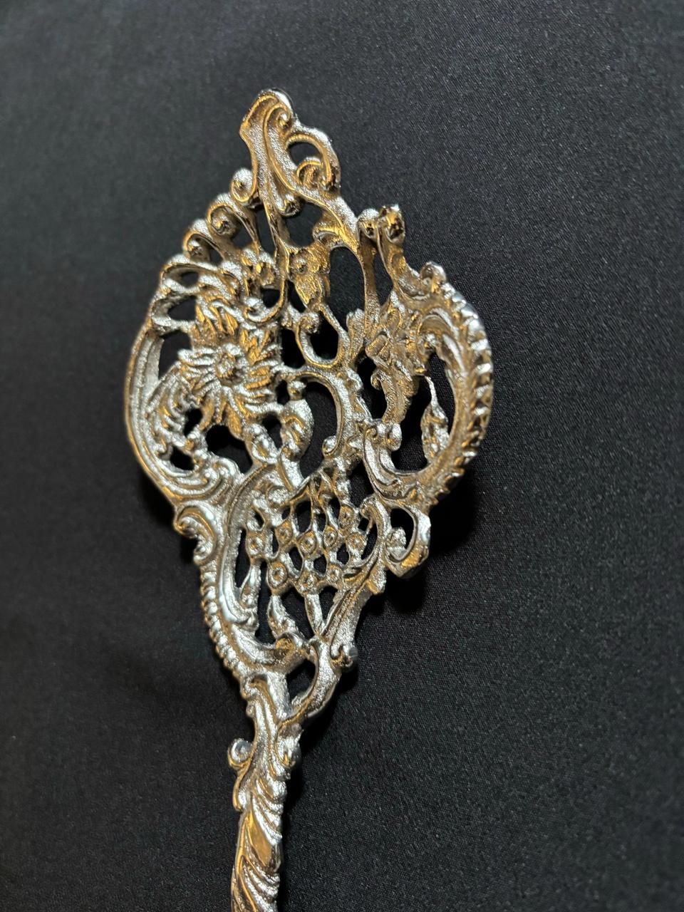 Alanya Brass Spoon server, Silver