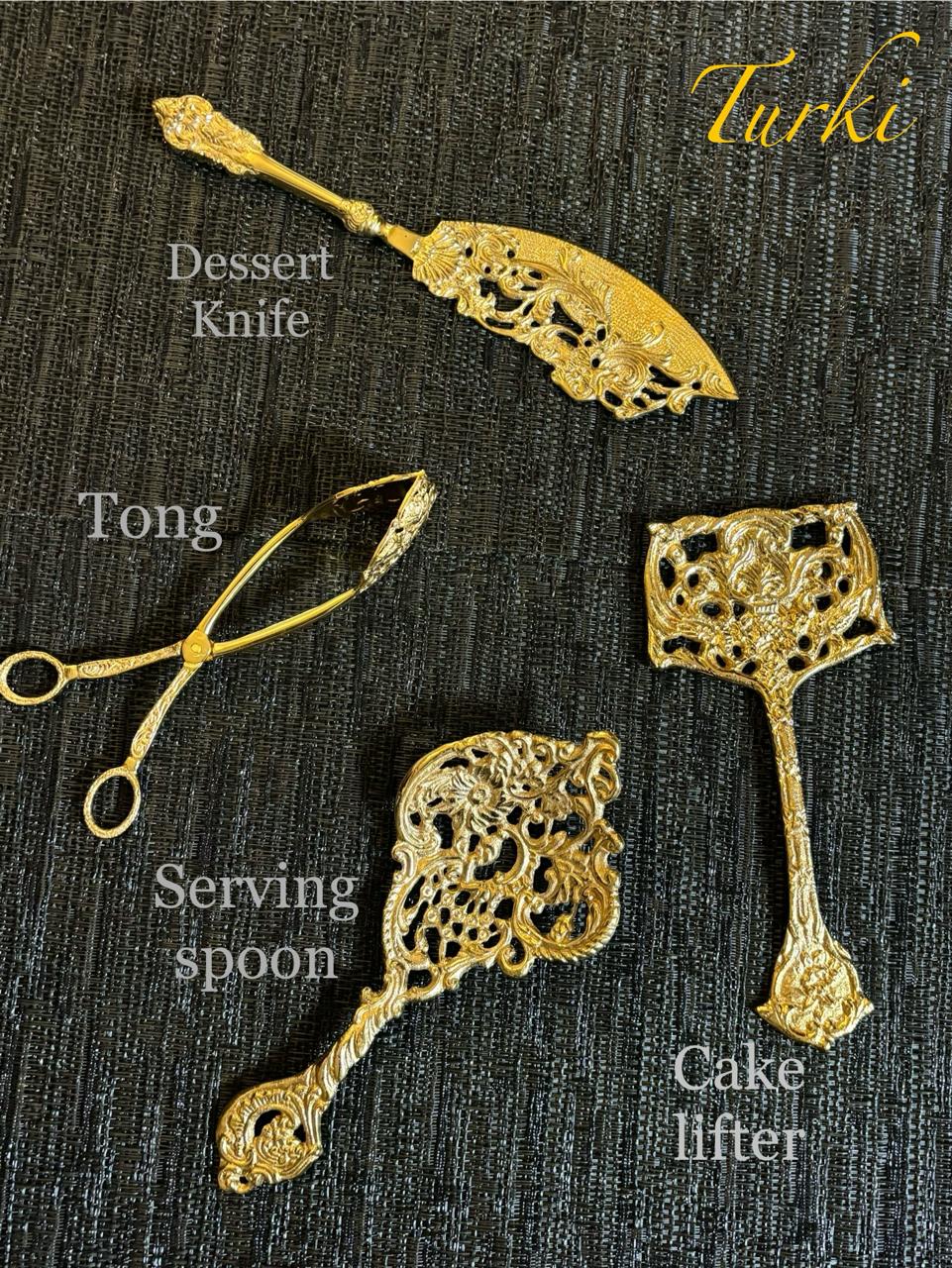 Belek Brass Tong, gold