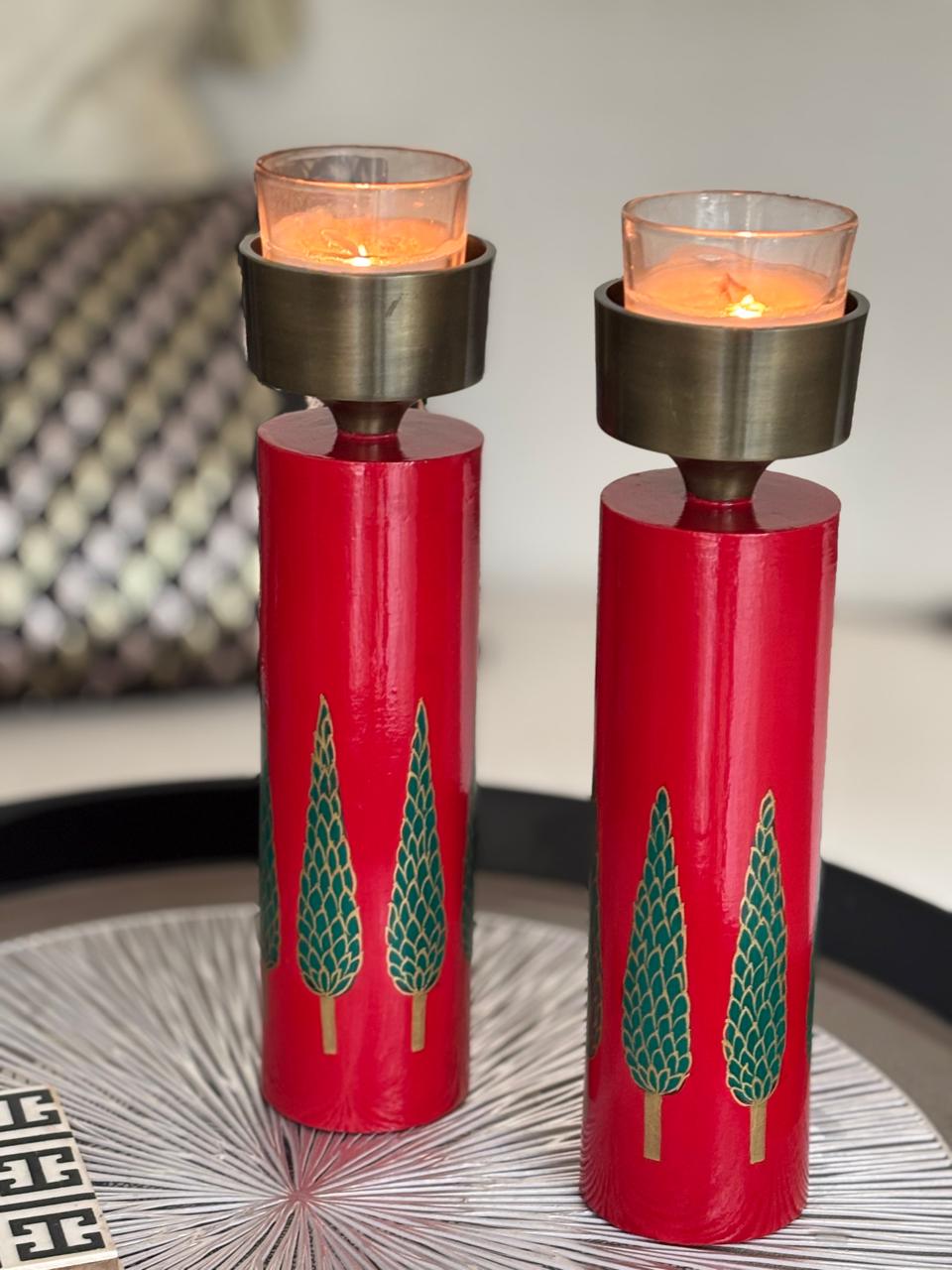 Crimson Cypress Duo