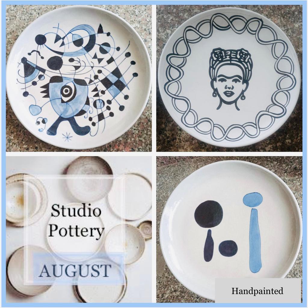 Platters and pottery products from august.org.in