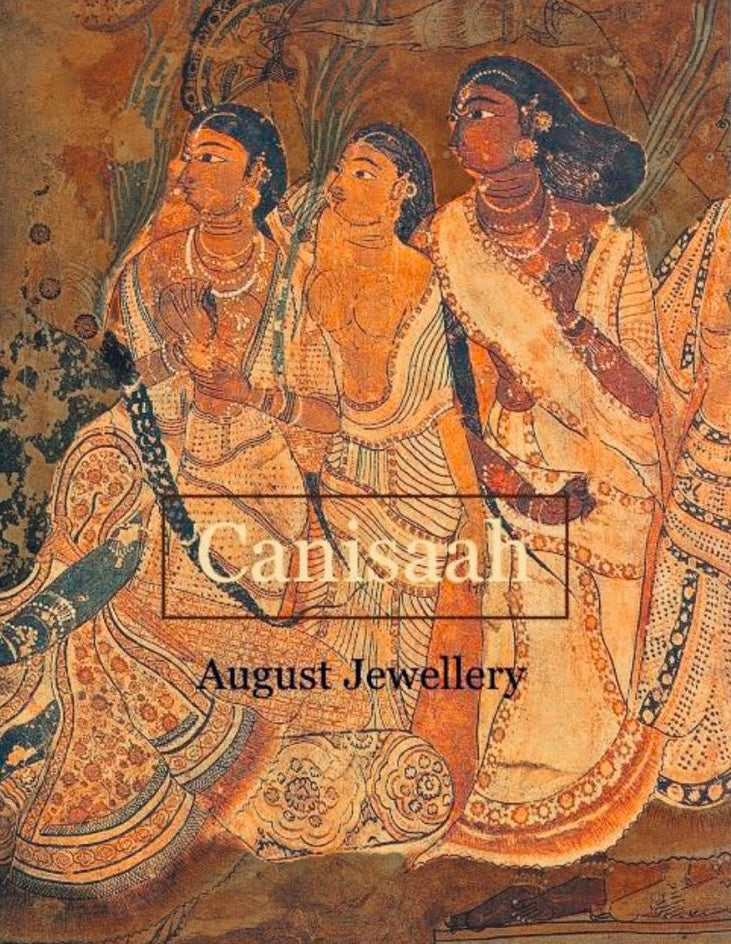 Painting with 3 women wearing jewellery