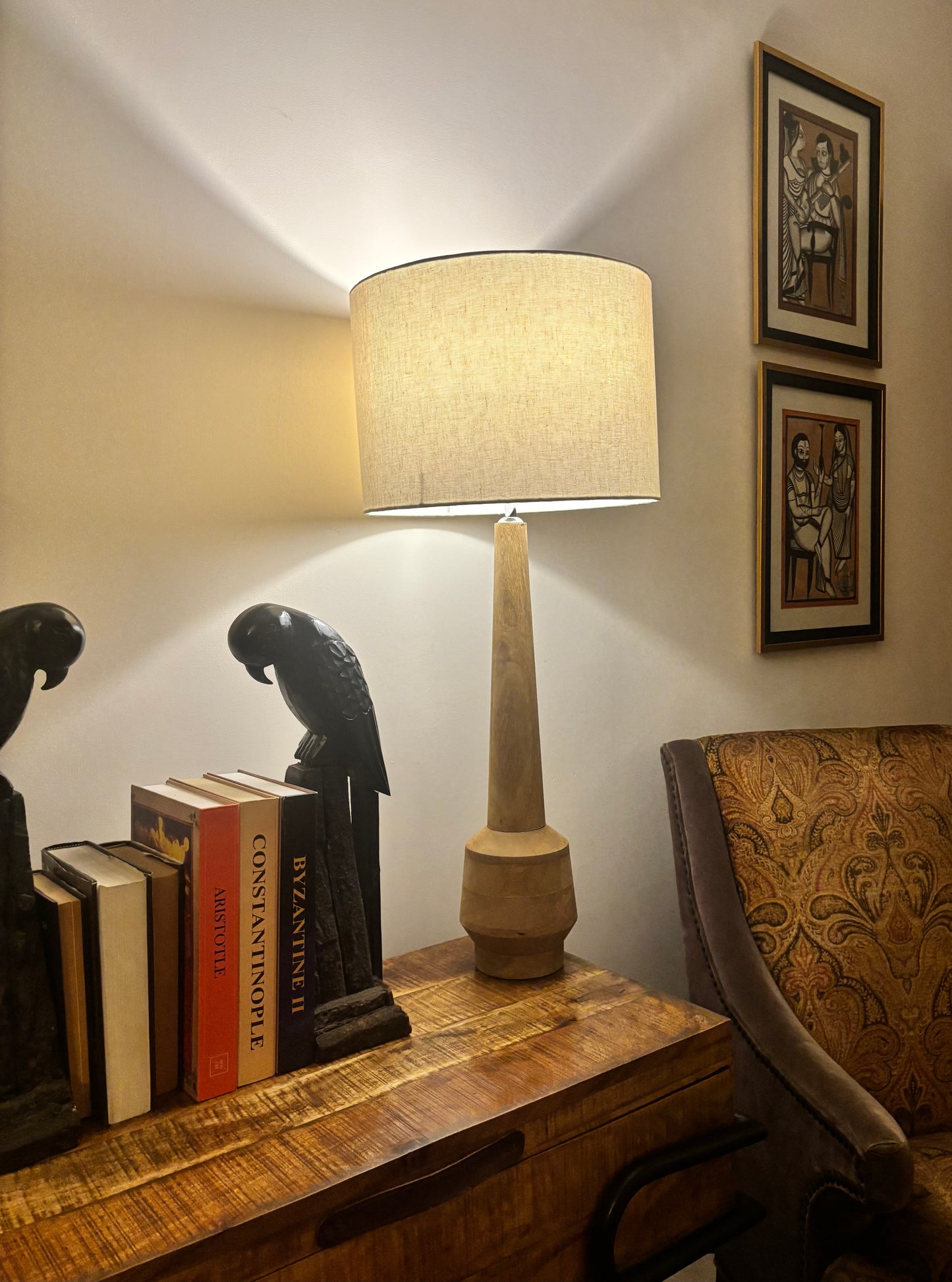 Meru – Tall Table Lamp, Natural