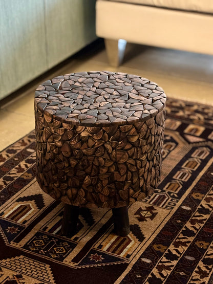Ember Mosaic Table, round