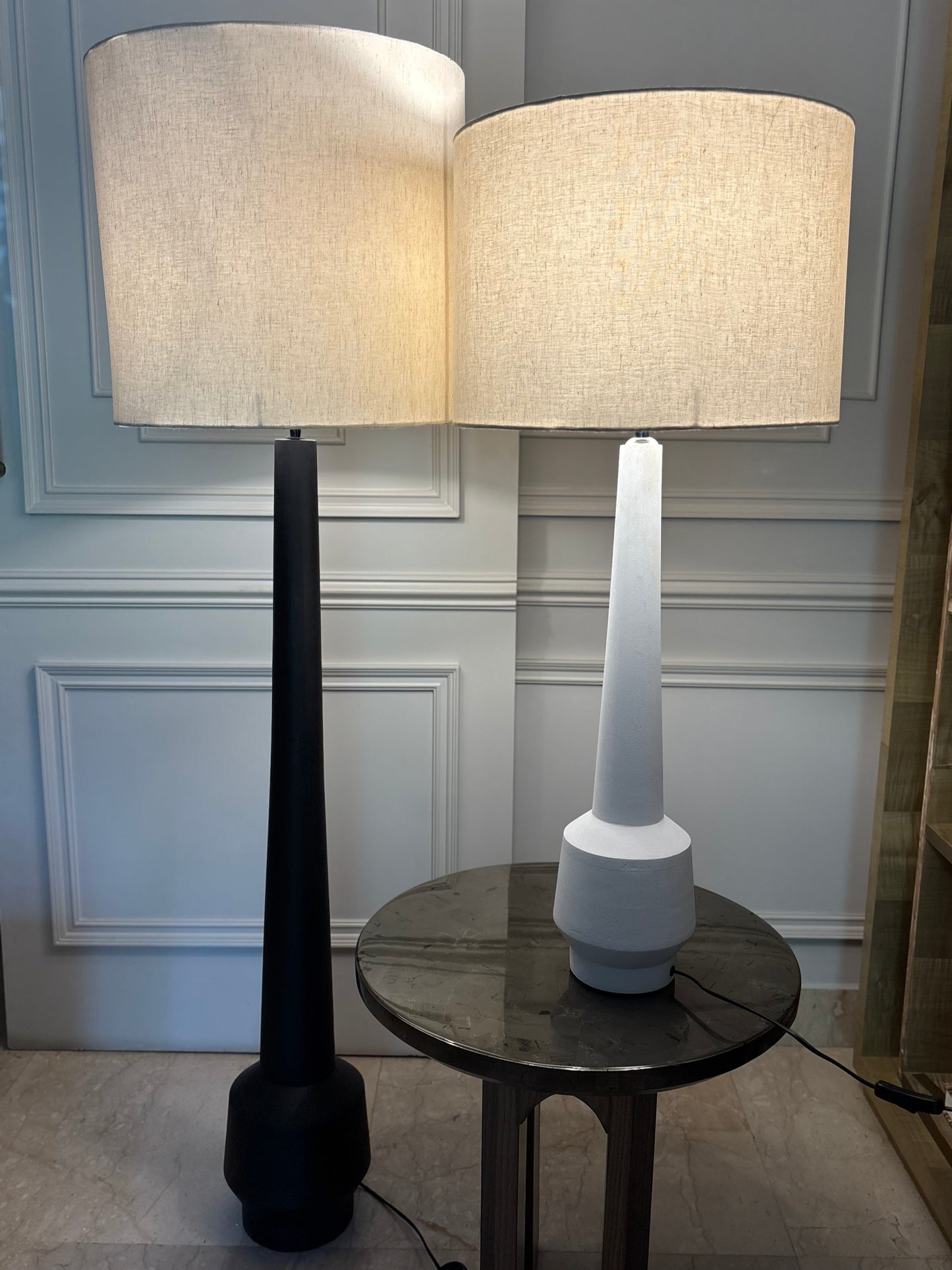 Aranya Sthumbh – Floor Lamp, Black