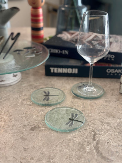 Dragonfly Whisper coasters