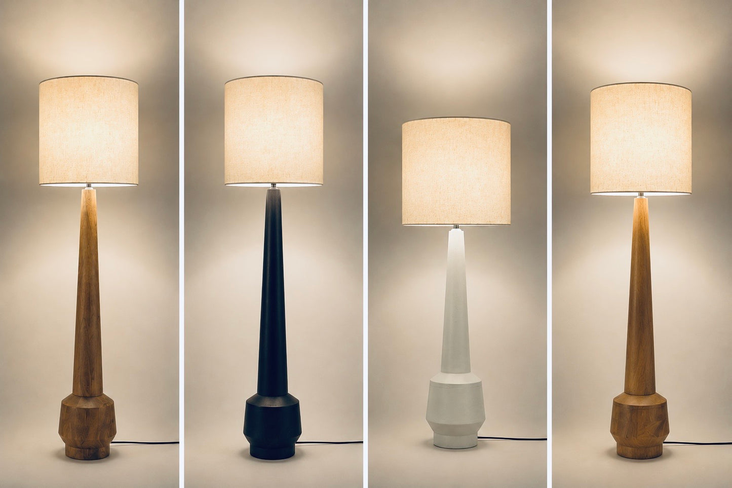 Aranya Sthumbh – Floor Lamp, Black