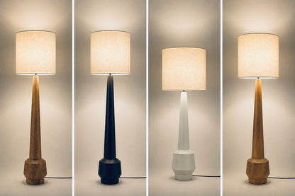 Aranya Sthumbh – Floor Lamp, Black