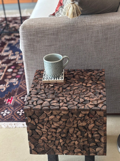Ember Mosaic Table, square