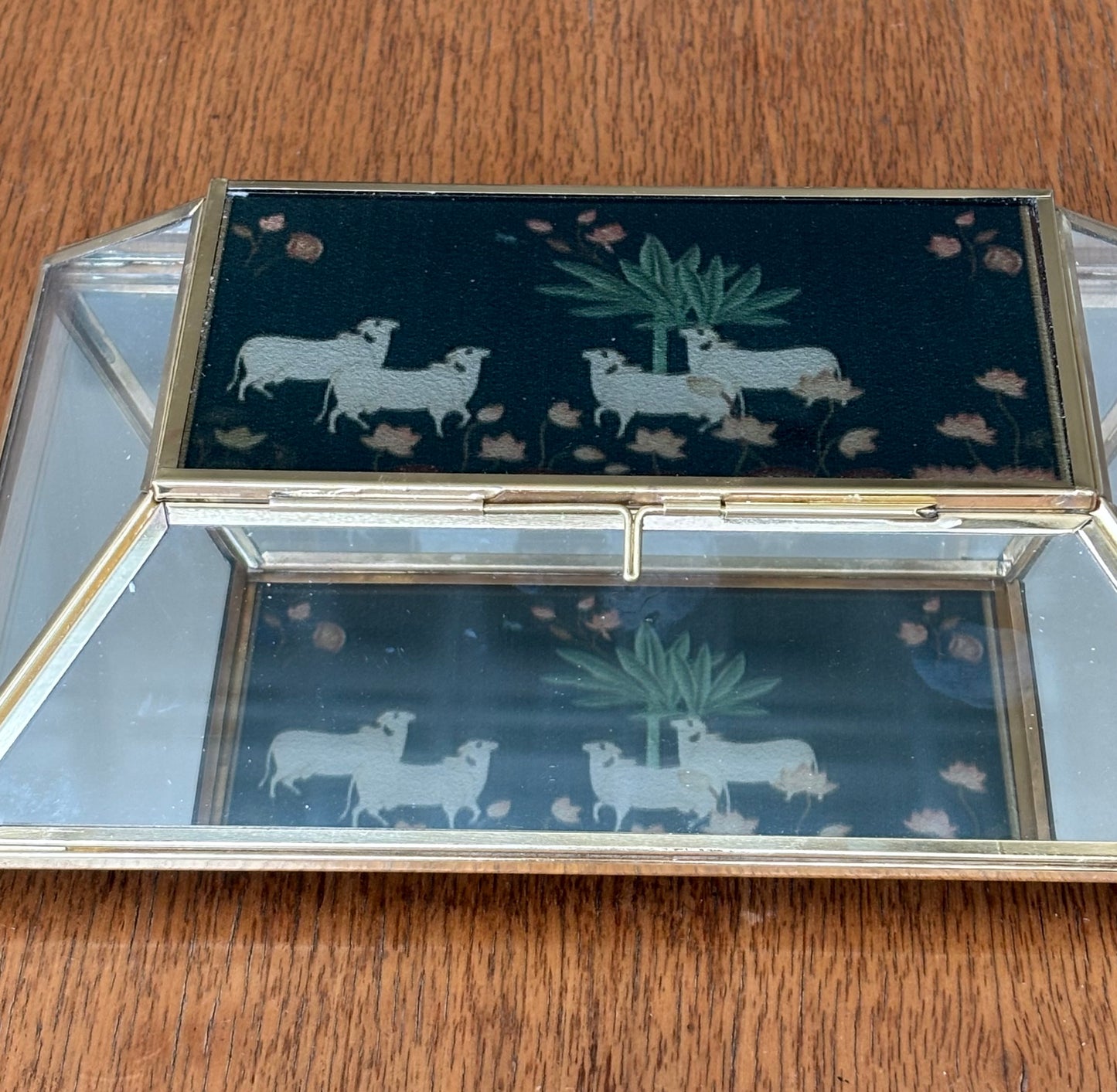 Reflections of Pichwai (glass box)