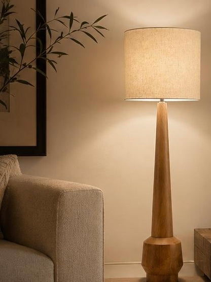 Aranya Sthumbh – Floor Lamp, Natural