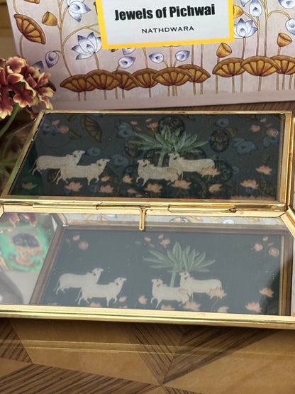 Reflections of Pichwai (glass box)
