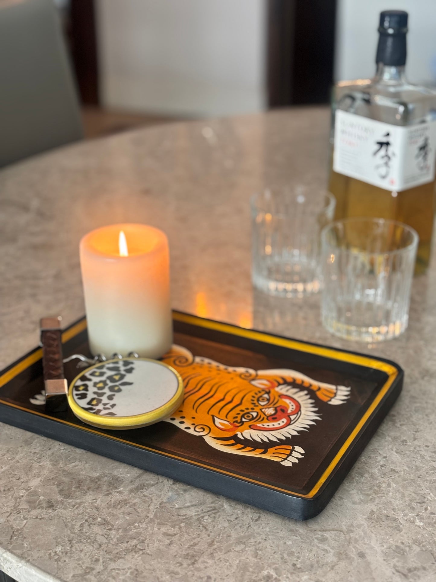 Aghan Aranyaka, art tray