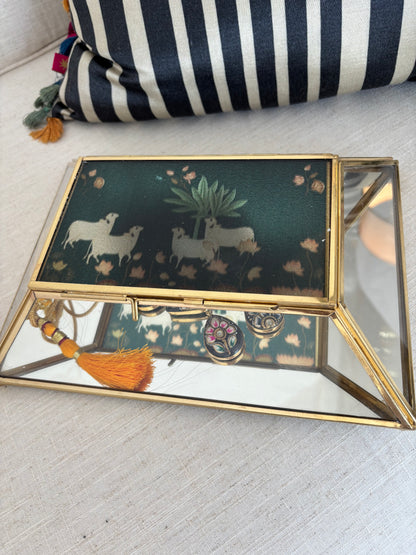 Reflections of Pichwai (glass box)