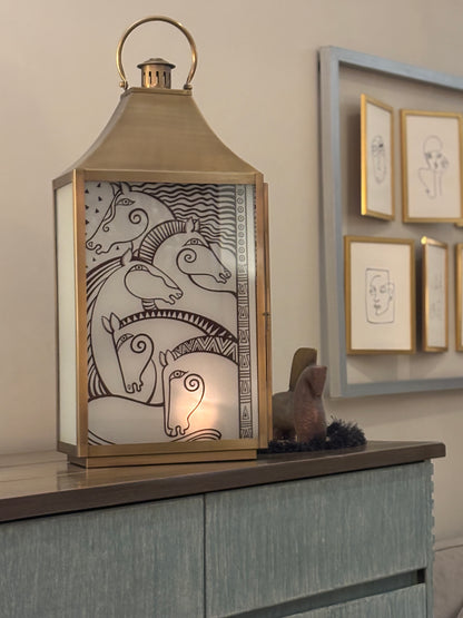 Equus Linea Art Lantern