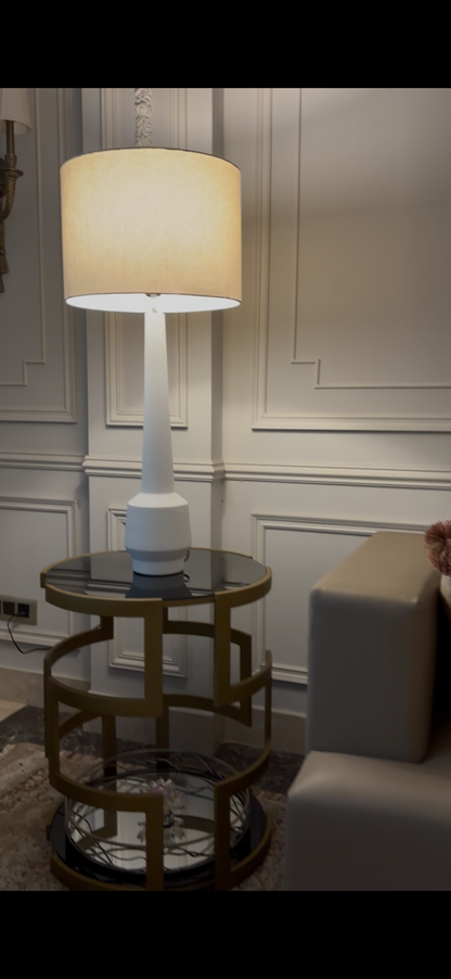 Meru – Tall Table Lamp, white