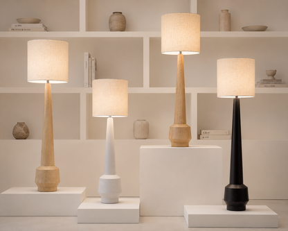 Aranya Sthumbh – Floor Lamp, Black