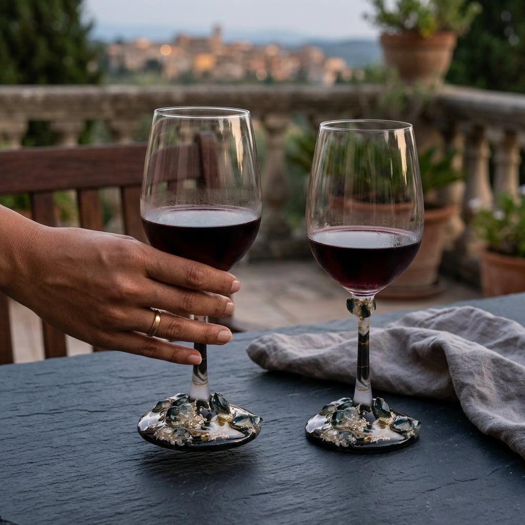 Midnight Pour Glass - Set of 2