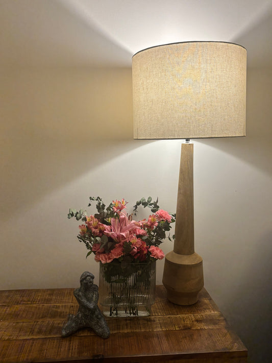 Meru – Tall Table Lamp, Natural