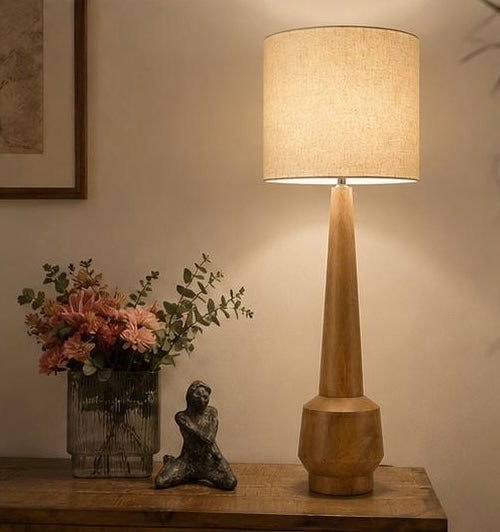 Meru – Tall Table Lamp, Natural