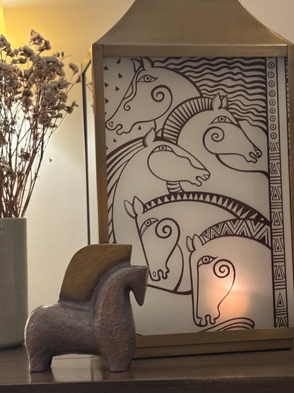 Equus Linea Art Lantern