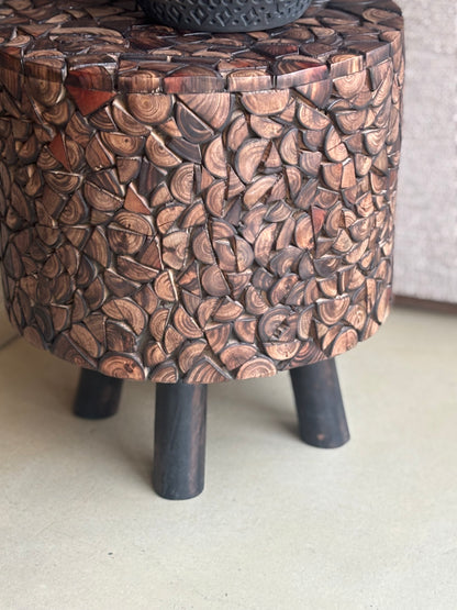 Ember Mosaic Table, round
