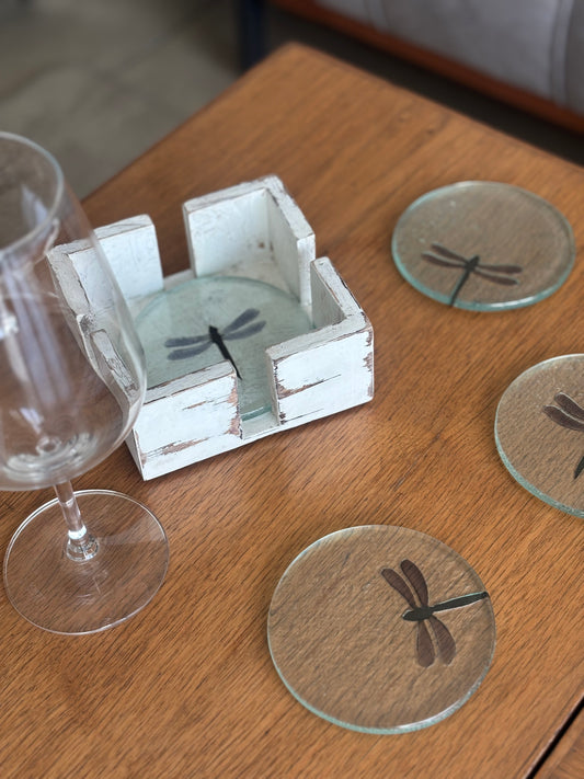Dragonfly Whisper coasters