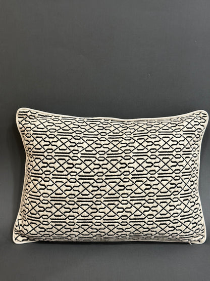 Image of White Imperial Trellis cushion from august.org.in